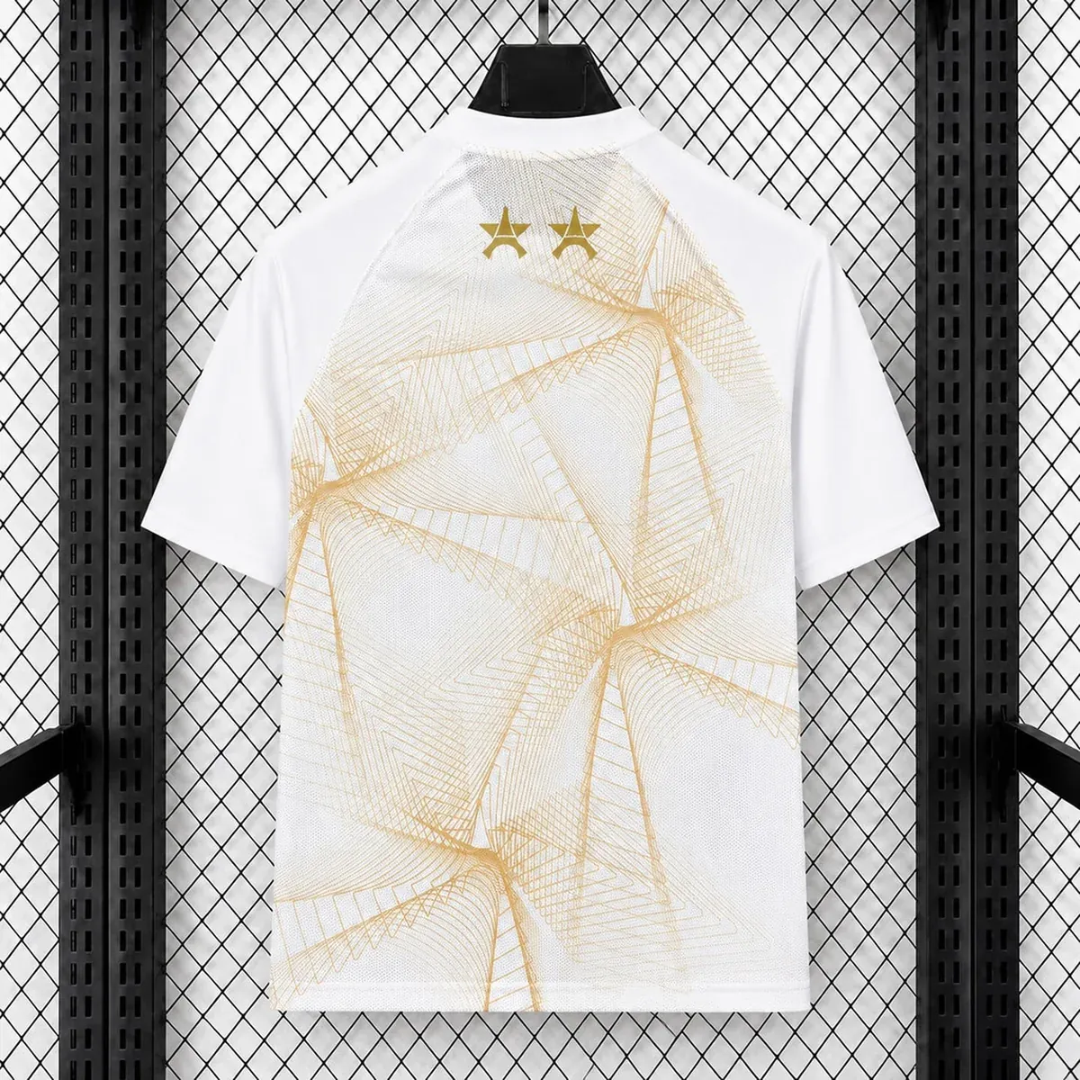 Camiseta PSG Special Blanca y Oro – espalda