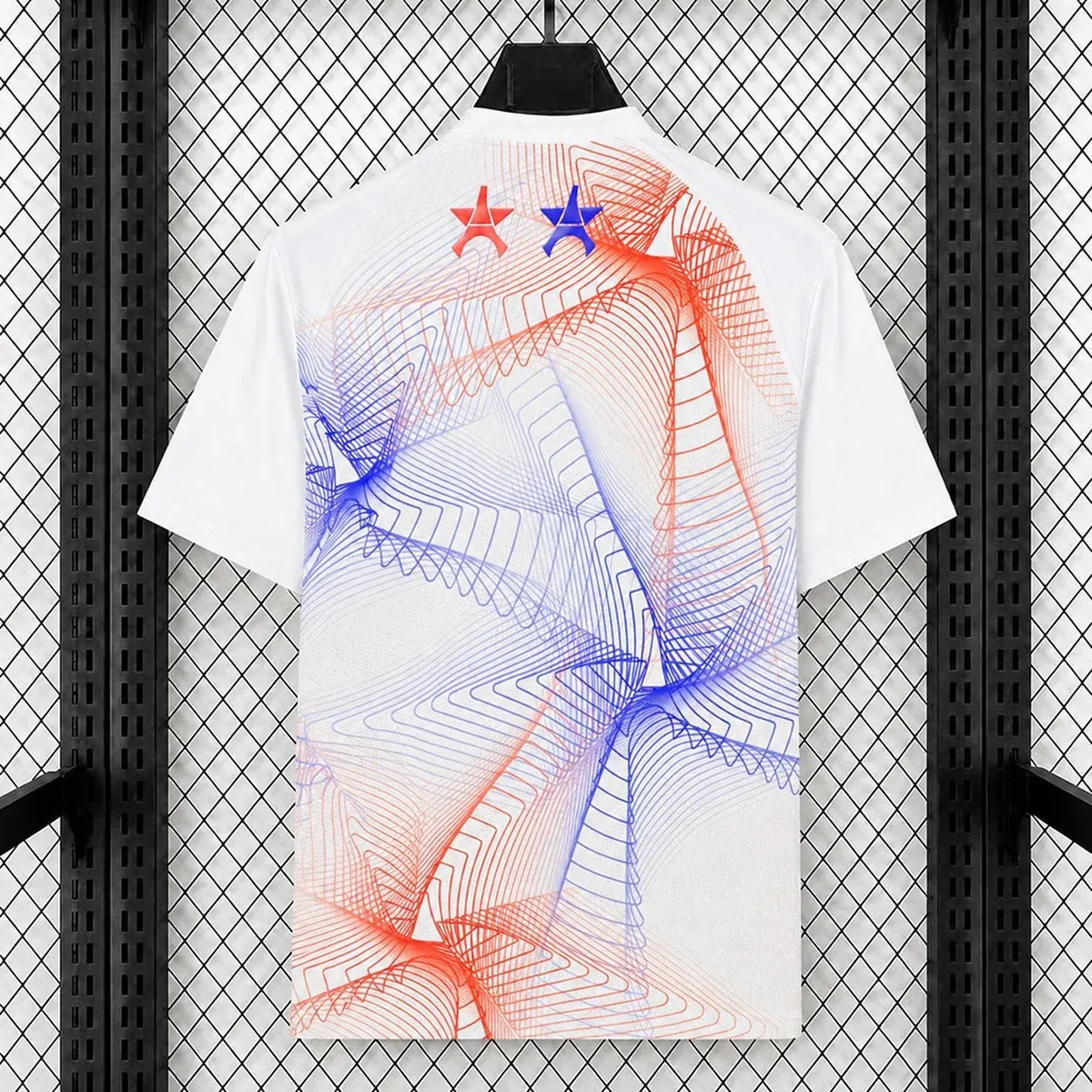 Camiseta PSG Special Roja y Azul Blanca – espalda