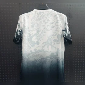 Camiseta Real Madrid Dragón Blanca 2025/26 — Vista posterior