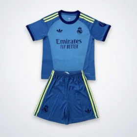 Conjunto Portero Real Madrid Azul 2026/27 — Vista frontal