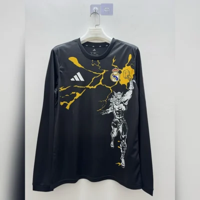 Camiseta Real Madrid Especial Negra Manga Larga 2026/27