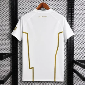 Camiseta Ronaldinho Ravenna Blanca y Oro — Vista posterior
