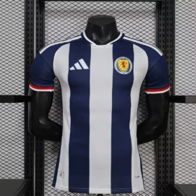 Camiseta Escocia Especial Azul y Blanca 2026/27 – Jugador — Vista frontal