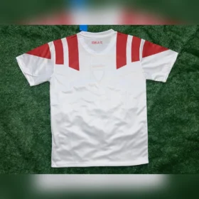 Maglia Siviglia Bianca con Spalle Rosse 2026/27 — Vista posteriore