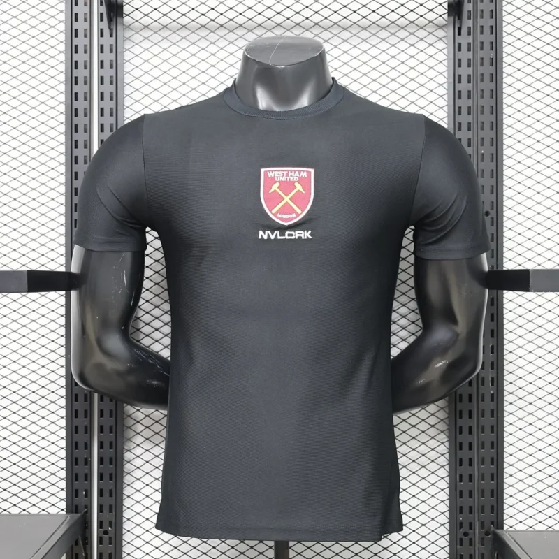 Camiseta West Ham Negra 2026/27 – Jugador – frontal