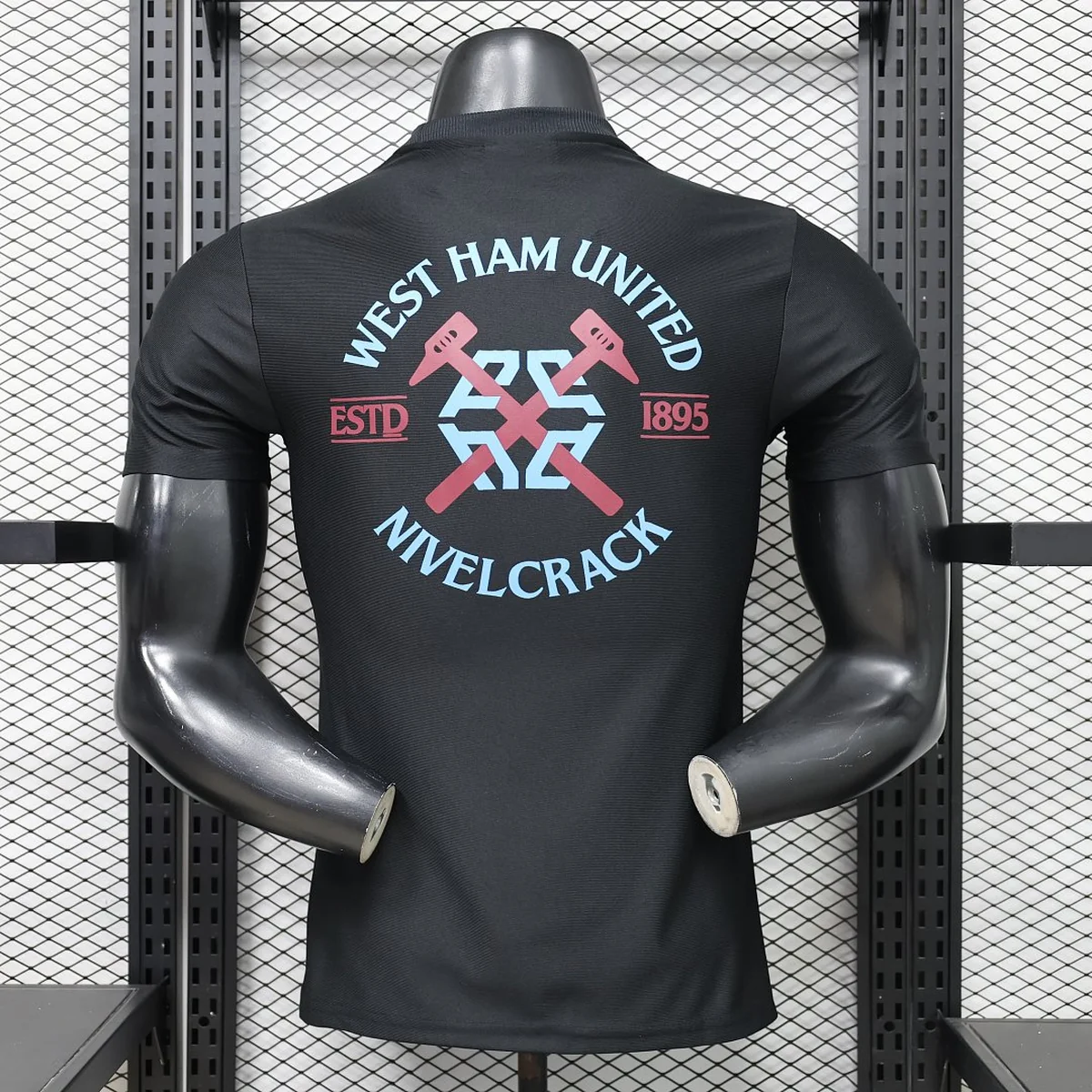 Camiseta West Ham Negra 2026/27 – Jugador – espalda