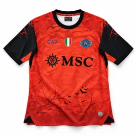 Camiseta Napoli Halloween naranja 2025/26 — Vista frontal