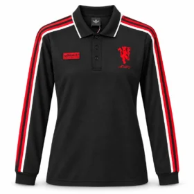 Polo Manchester United SPZL FC 2026/27 Manica Lunga – vista frontale commerciale