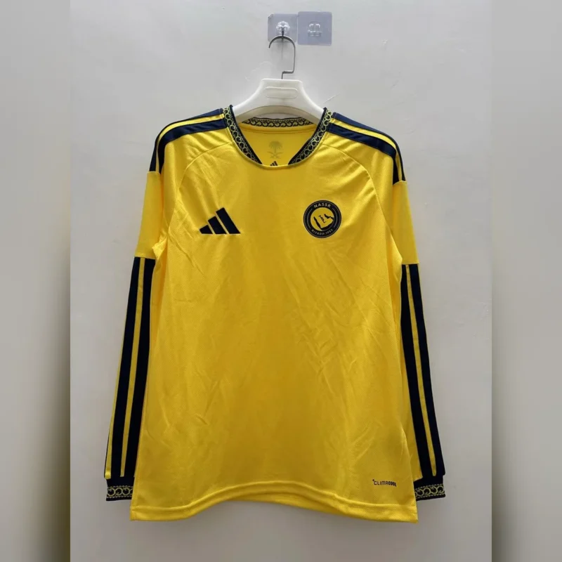 Camiseta Al-Nassr Local Manga Larga 2026/27 – frontal
