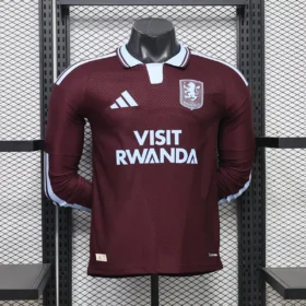 Camiseta Aston Villa Local Manga Larga 2026/27 Jugador — Vista frontal