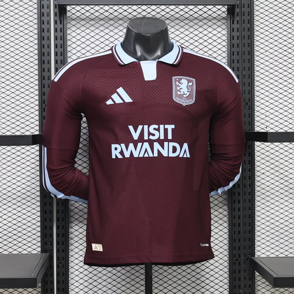 Camiseta Aston Villa Local Manga Larga 2026/27 Jugador – frontal