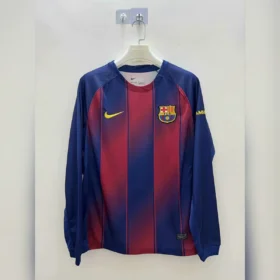 Primera Camiseta Barcelona Manga Larga 2025/26 — Vista frontal