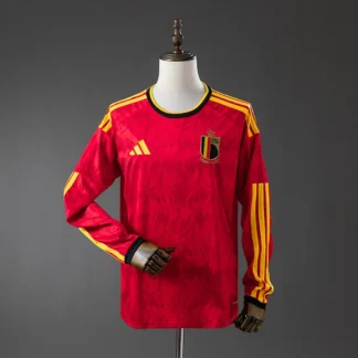 Camiseta Bélgica Local Manga Larga 2026/27 – frontal