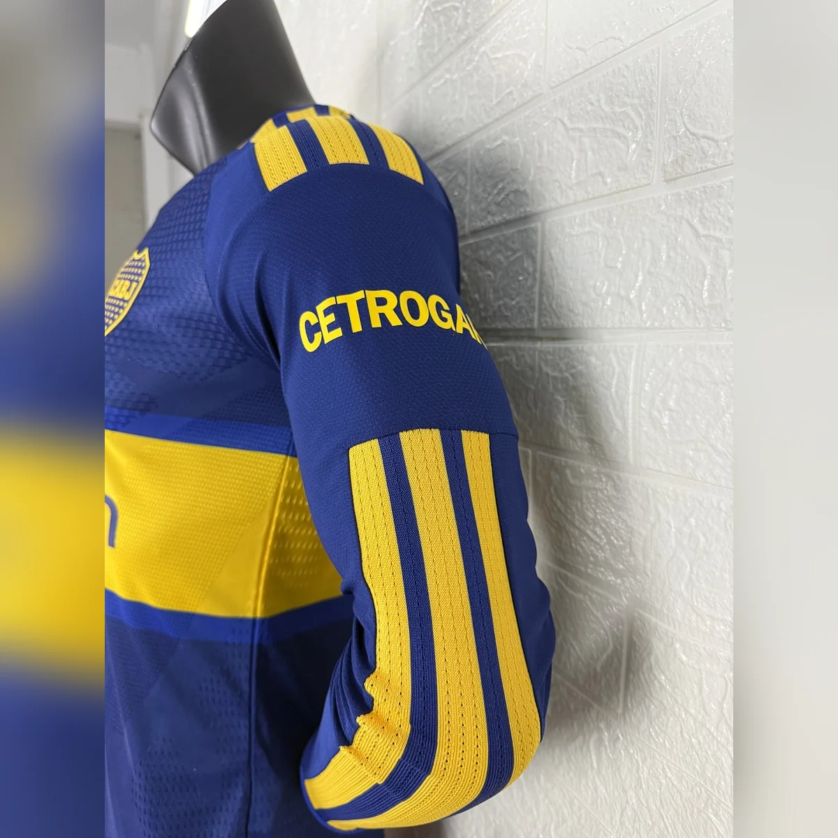 Camiseta Boca Juniors Local Manga Larga 2026/27 Jugador – detalle de la manga