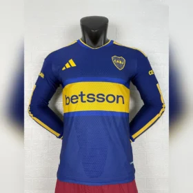 Camiseta Boca Juniors Local Manga Larga 2026/27 Jugador — Vista frontal
