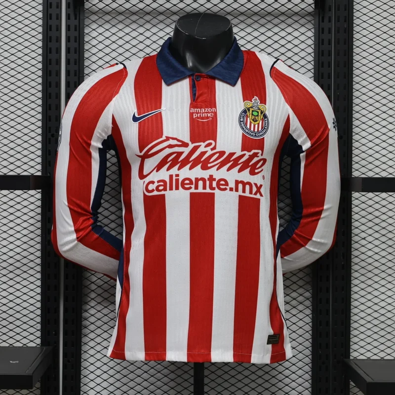 Camiseta Chivas Primera Equipación Manga Larga 2026/27 – frontal