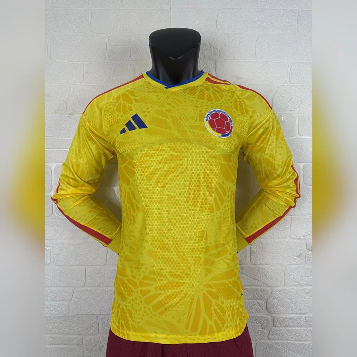 Camiseta Colombia Local Manga Larga 2026/27 Jugador – frontal