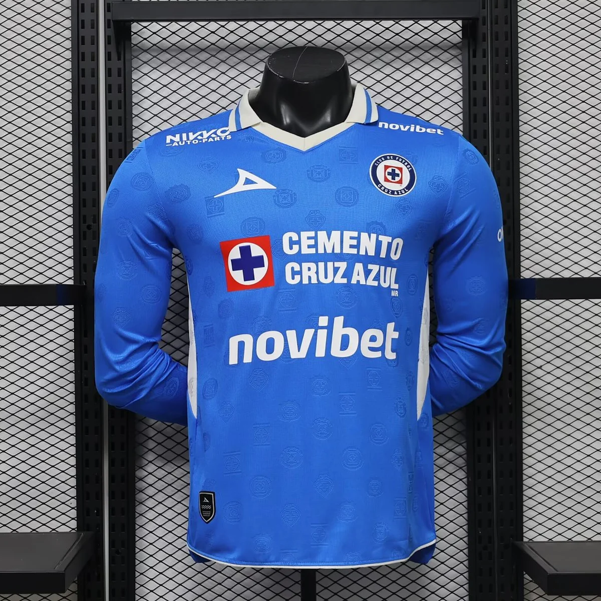 Camiseta Cruz Azul Local Manga Larga 2026/27 Jugador – frontal