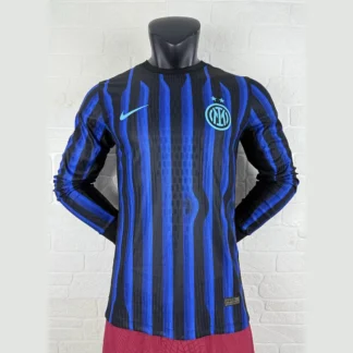 Prima Maglia Inter Manica Lunga 2025/26 – Giocatore – vista 1