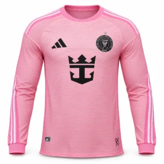 Prima Maglia Inter Miami Manica Lunga 2026/27 – Giocatore – vista frontale, presentazione virtuale basata sul prodotto