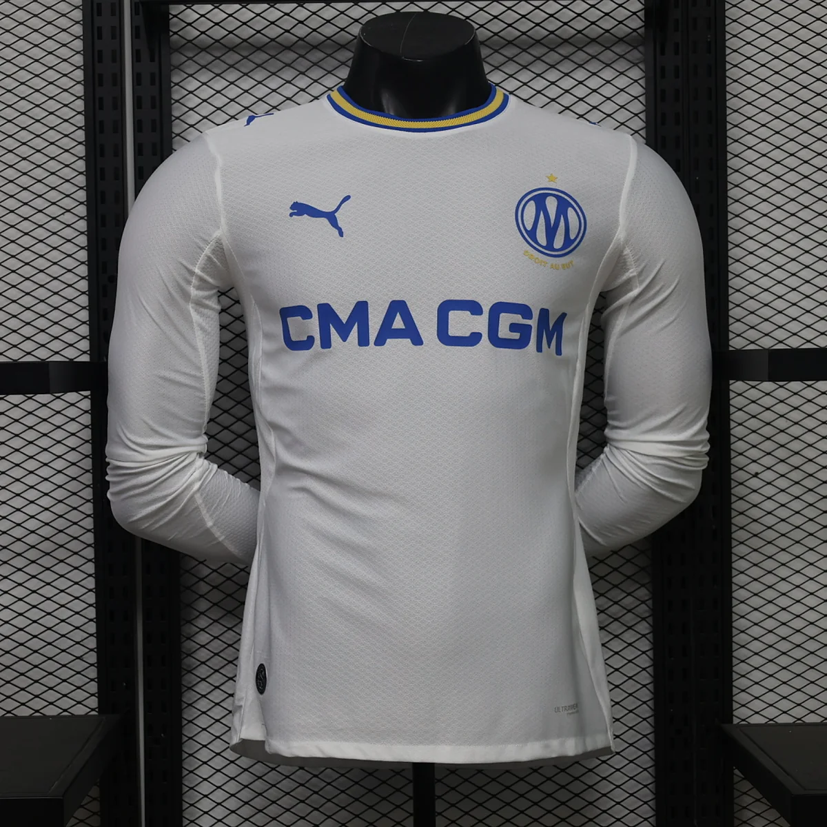 Camiseta Marsella Local Manga Larga 2026/27 – frontal