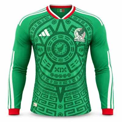 Camiseta México Local Manga Larga 2026/27 Jugador