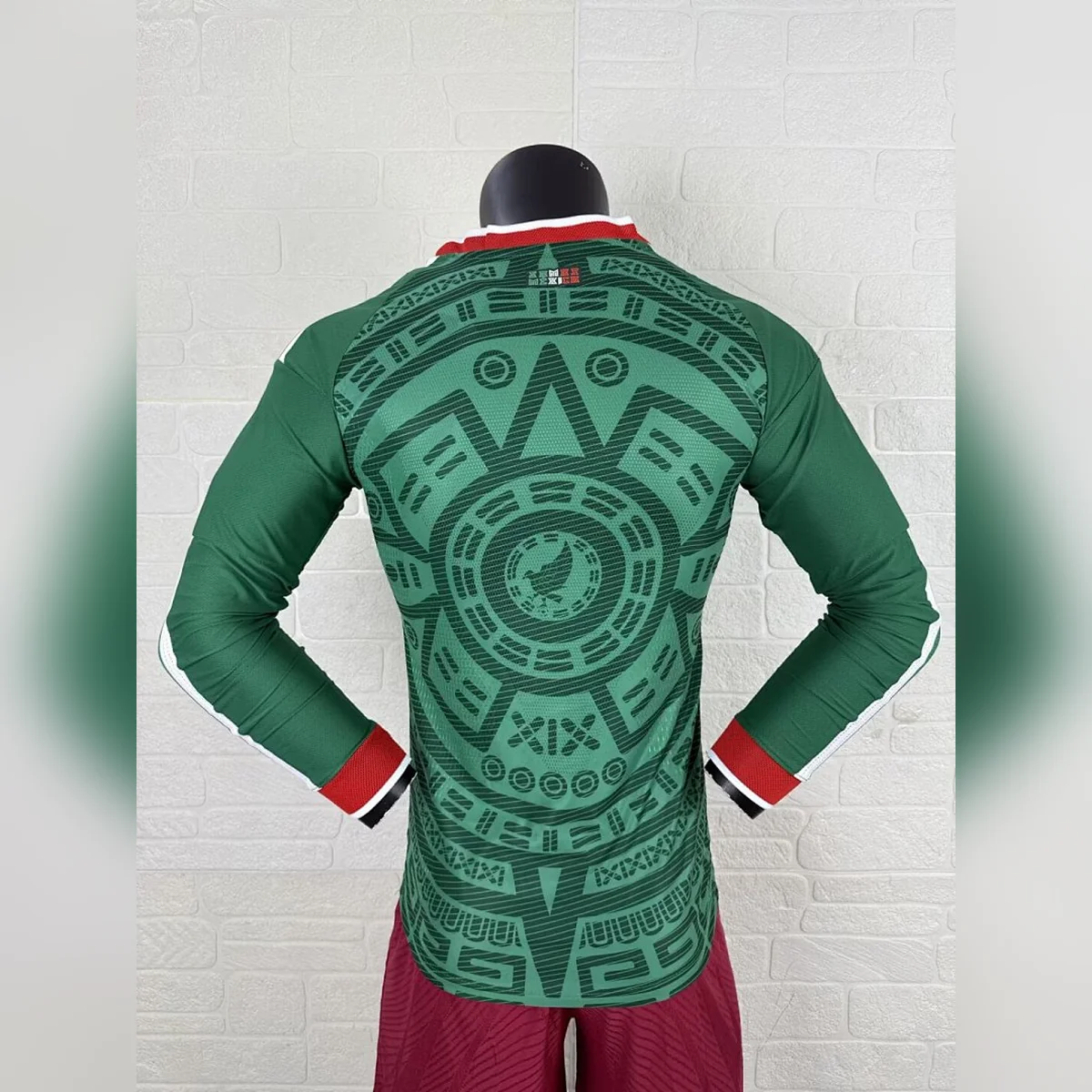 Camiseta México Local Manga Larga 2026/27 Jugador – espalda