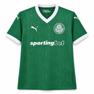 Prima Maglia Palmeiras 2025/26 — vista frontale, presentazione commerciale