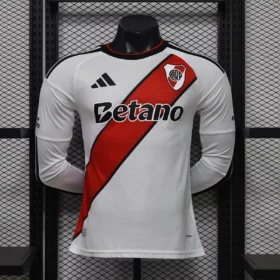 Camiseta River Plate Local Manga Larga 2026/27 Jugador — Vista frontal