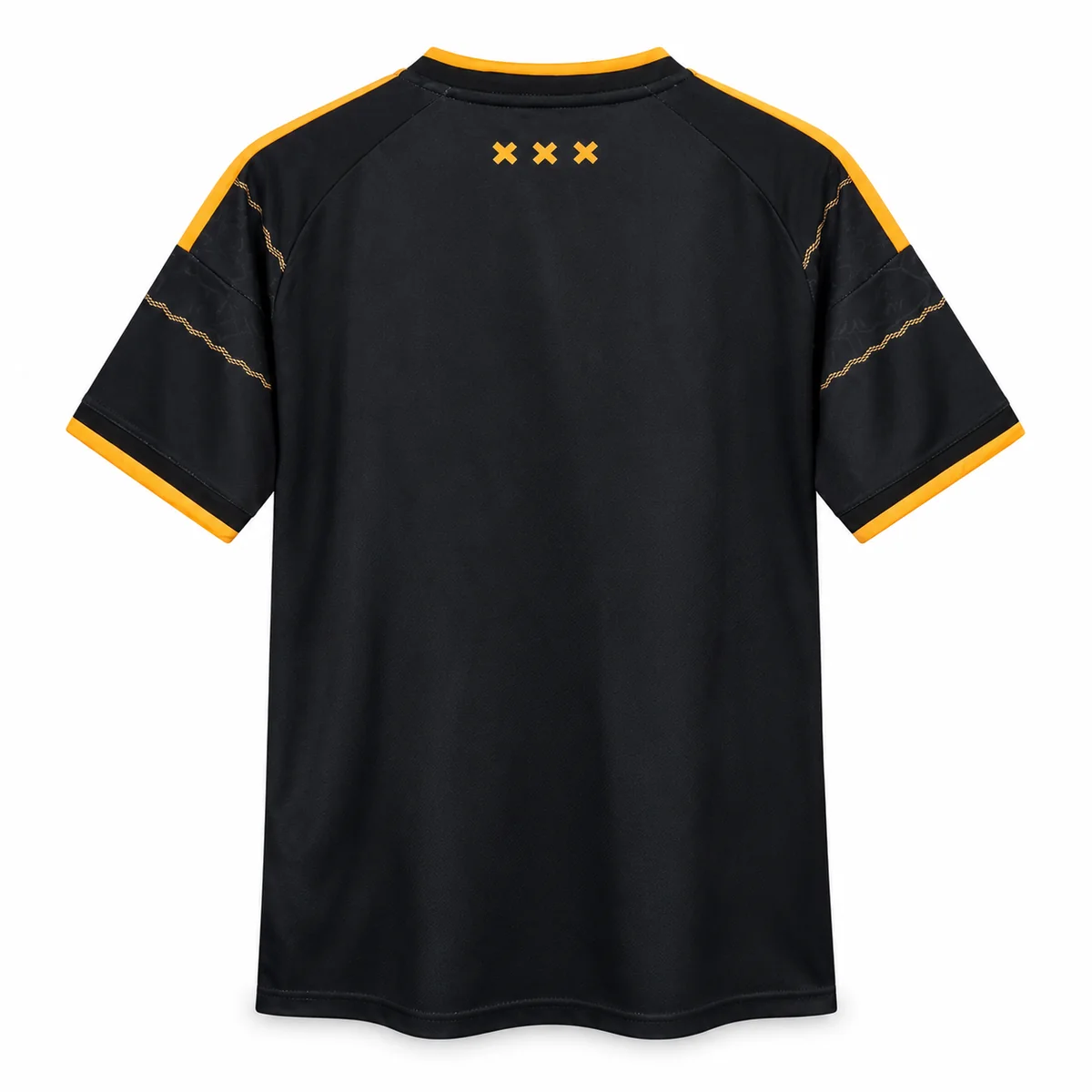 Camiseta Ajax Negra 2026/27 – Segunda Equipación — vista trasera, presentación comercial