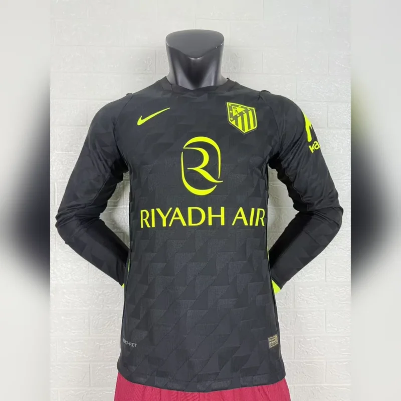 Seconda Maglia Atletico Manica Lunga 2026/27 – Giocatore — Vista frontale
