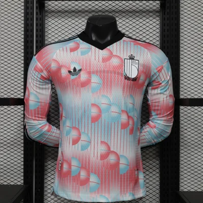 Camiseta Bélgica Visitante Manga Larga 2026/27 Jugador