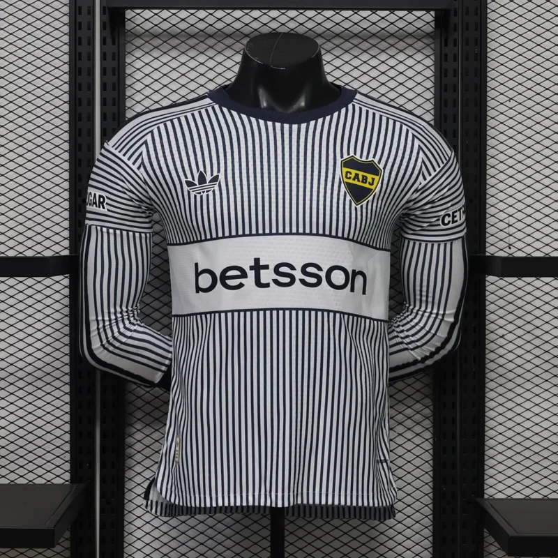 Camiseta Boca Juniors Visitante Manga Larga 2026/27 – frontal