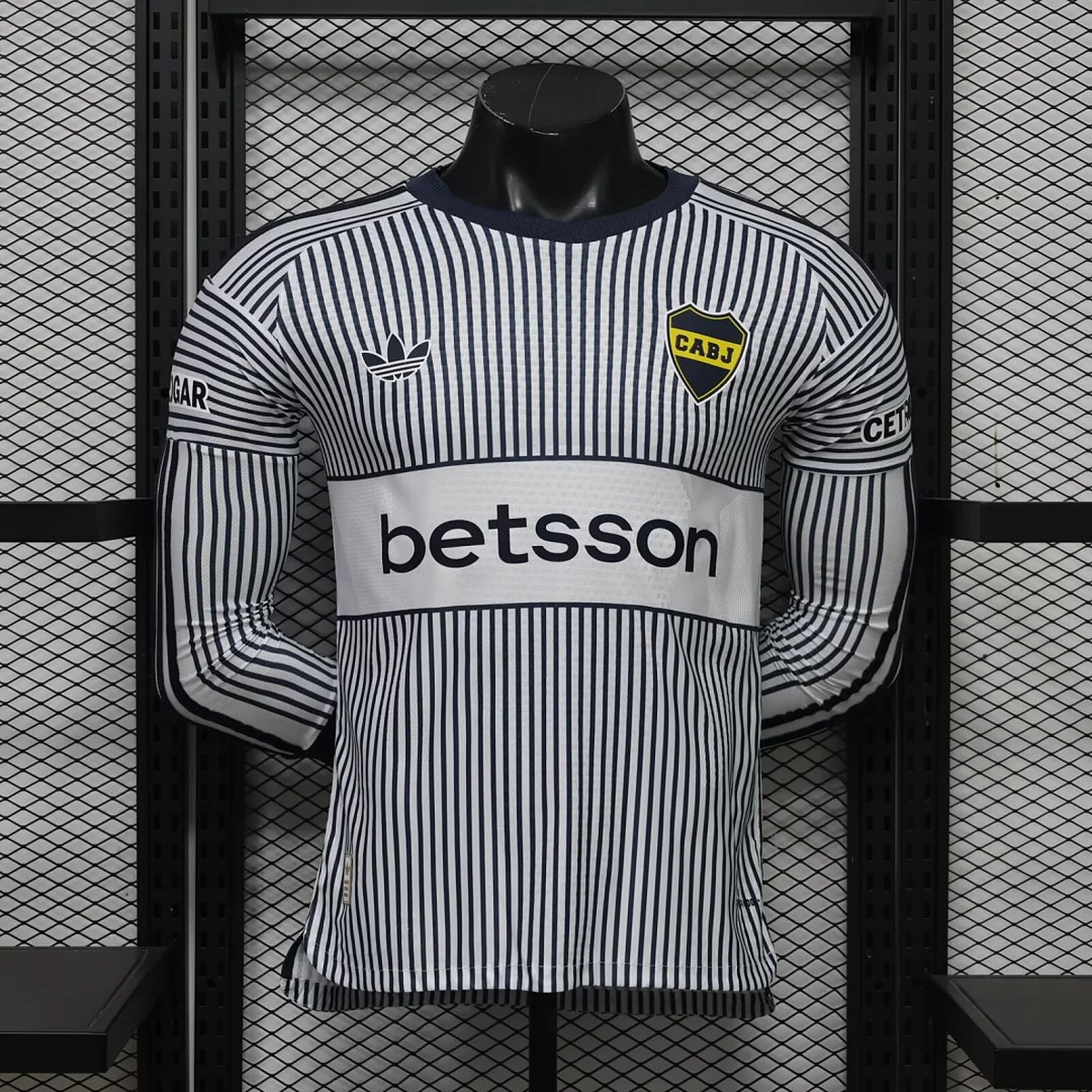 Camiseta Boca Juniors Visitante Manga Larga 2026/27 – frontal