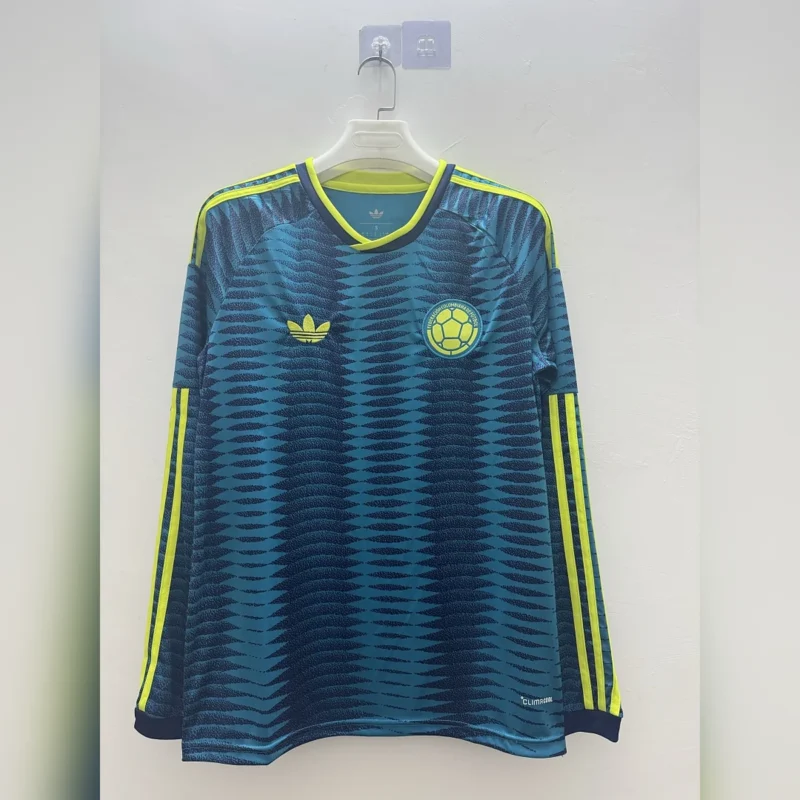 Camiseta Colombia Segunda Equipación Manga Larga 2026/27 – frontal