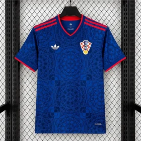 Segunda Camiseta Croacia Azul 2026/27 — Vista frontal