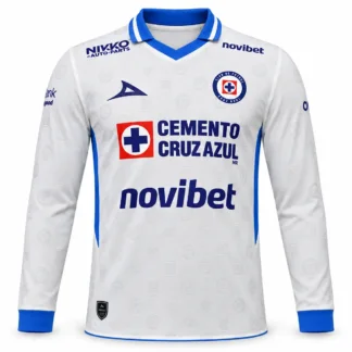 Seconda Maglia Cruz Azul Manica Lunga 2026/27 – vista frontale, presentazione virtuale basata sul prodotto