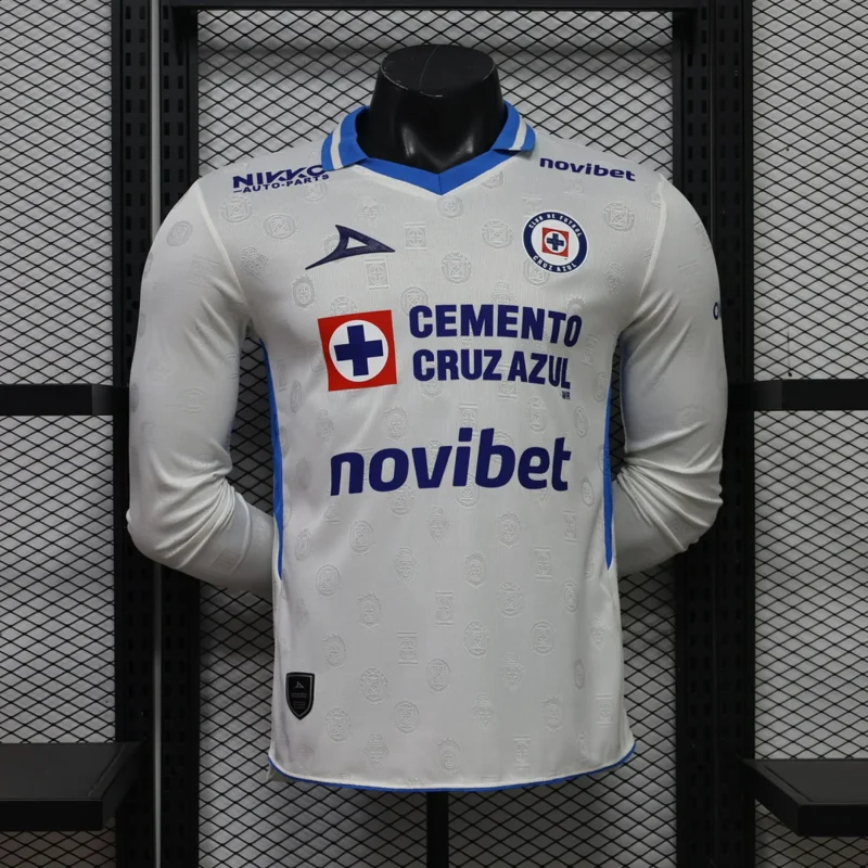 Camiseta Cruz Azul Segunda Equipación Manga Larga 2026/27 – frontal