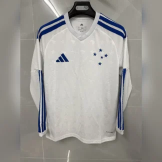 Seconda Maglia Cruzeiro Manica Lunga 2026/27 – fronte