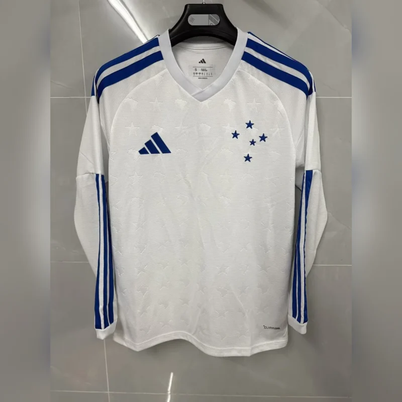 Camiseta Cruzeiro Segunda Equipación Manga Larga 2026/27 – frontal