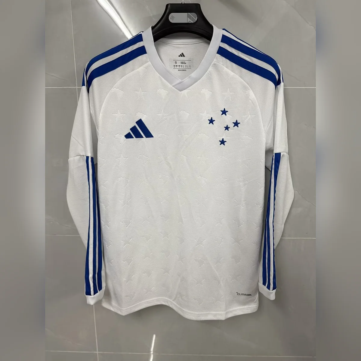 Camiseta Cruzeiro Segunda Equipación Manga Larga 2026/27 – frontal