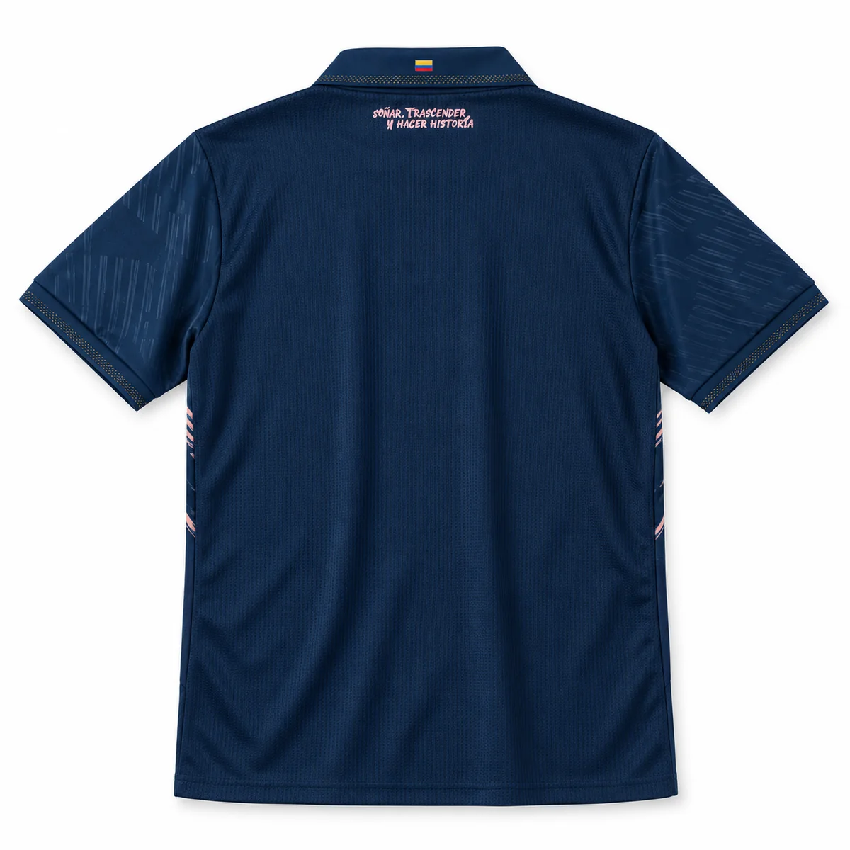 Segunda Camiseta Ecuador Mundial 2026 — vista trasera, presentación comercial