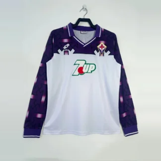 Seconda Maglia Fiorentina 1992/93 Manica Lunga Retro – fronte