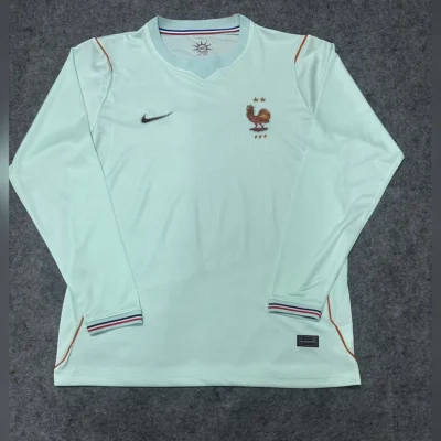 Camiseta Francia Segunda Equipación Manga Larga 2026/27
