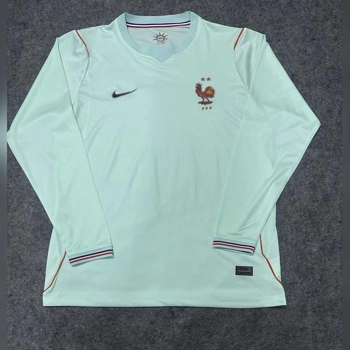 Camiseta Francia Segunda Equipación Manga Larga 2026/27 – frontal