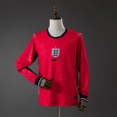 Camiseta Inglaterra Segunda Equipación Manga Larga 2026/27