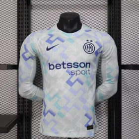 Camiseta Inter Visitante Manga Larga 2025/26 – Jugador — Vista frontal
