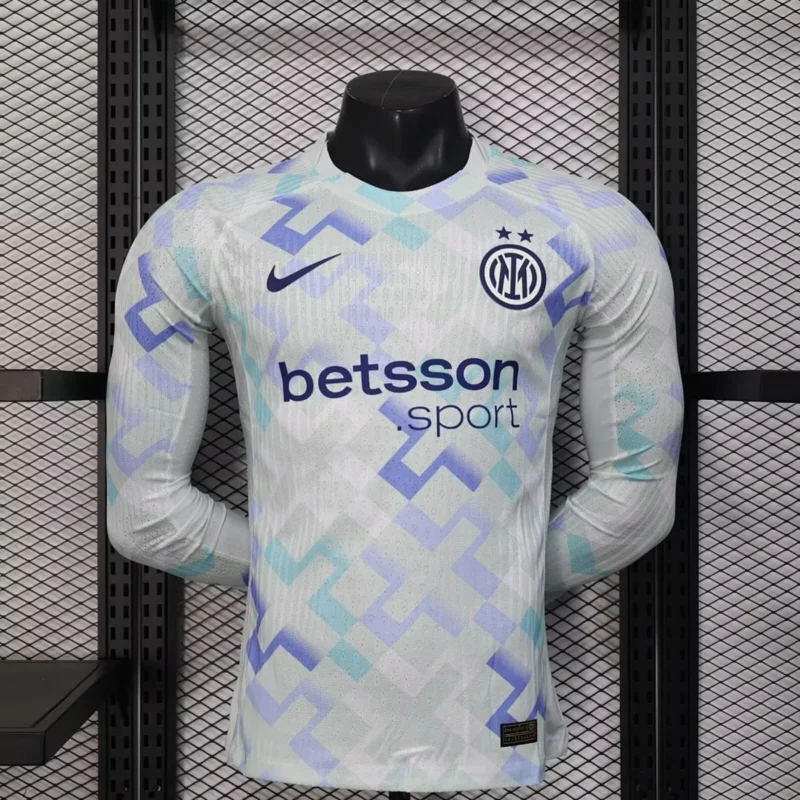 Camiseta Inter Visitante Manga Larga 2025/26 versión jugador – vista 1
