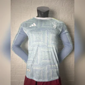 Segunda Camiseta Juventus Manga Larga 2025/26 – Jugador — Vista frontal