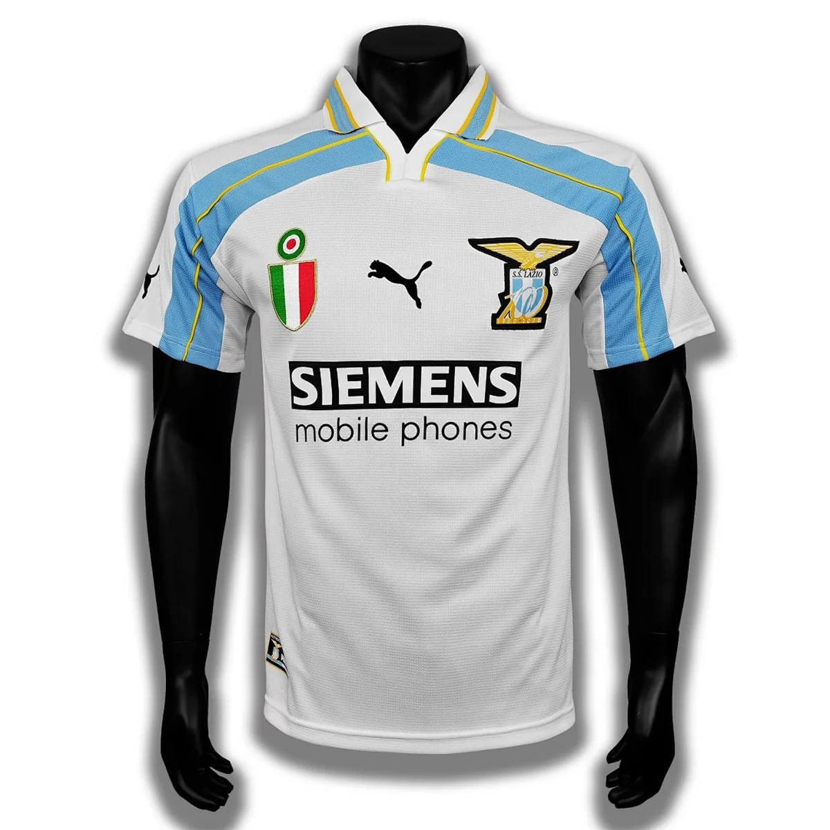 Seconda Maglia Lazio 2000/01 Siemens Retro – fronte